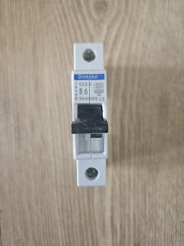 Doepke mcb bs60898 - bs60898, 6amp
