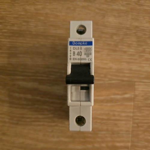 Doepke 40a mcb curve - 40a, type